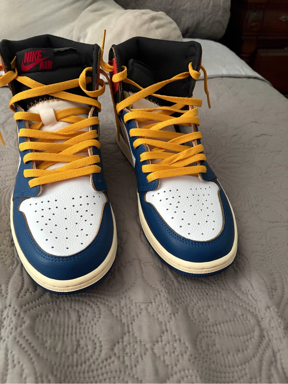 Air Jordan 1 Retro High OG NRG “Union – Storm Blue” Size 13